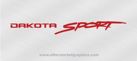 Dodge Dakoa Sport Decals - Pair (2 pieces)